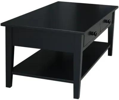 John Thomas Destinations Spencer Coffee Table in Black