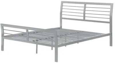 Coaster Cooper Metal Full Open Frame Bed Silver