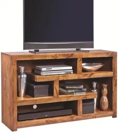 LIFESTYLE FRUITWOOD 60 INCH OPEN TV STAND CONSOLE