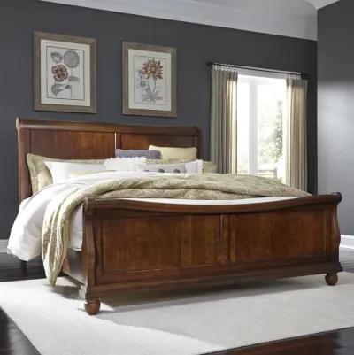 Liberty Furniture Rustic Traditions Cherry California King Sleigh Bed