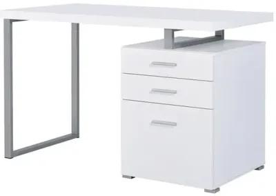 Coaster Brennan 47 Inch 3-Drawer Office Computer Desk White