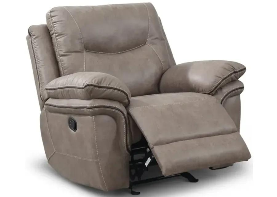 ISABELLA MANUAL GLIDER RECLINER SAND