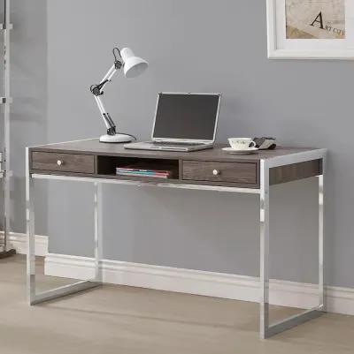 WALLICE WRITING DESK WEATHERED GREY