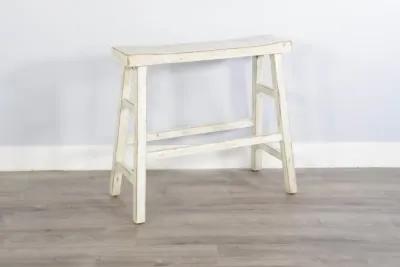 Sunny Designs Marina White Sand 30 Inch Wood Seat Bench