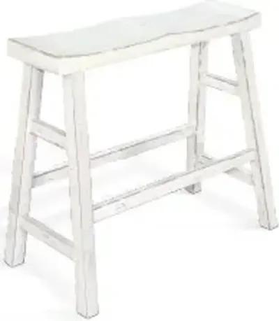 Sunny Designs Marina White Sand 30 Inch Wood Seat Bench