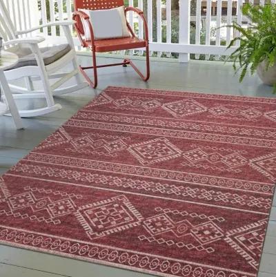 Dalyn Traditional Tribal Motif Paprika 5'X8' Area Rug