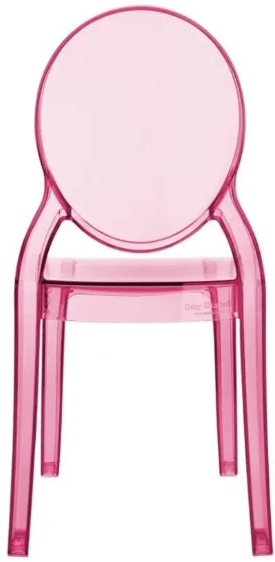 Compamia Kids/Teens Baby Elizabeth Transparent Pink Chair