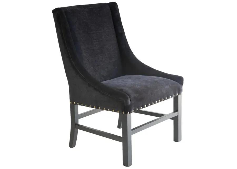 VINTAGE BLACK JOSH ARM CHAIR