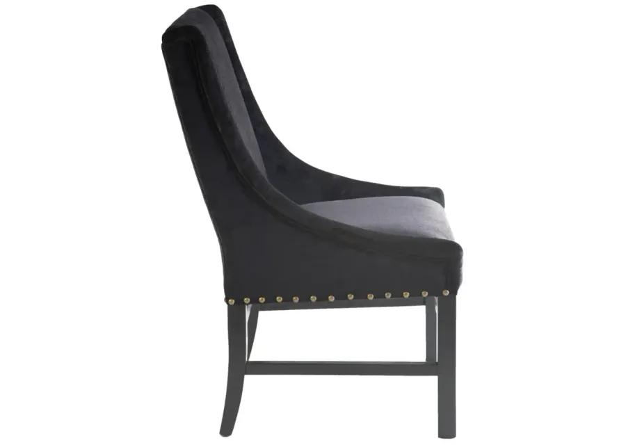 VINTAGE BLACK JOSH ARM CHAIR