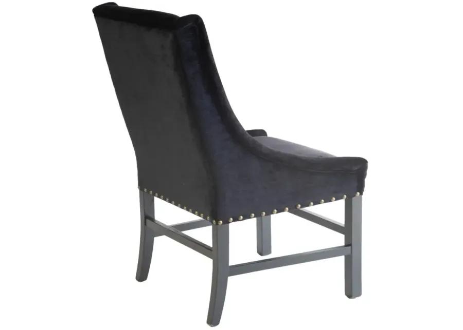 VINTAGE BLACK JOSH ARM CHAIR