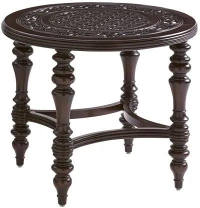 Tommy Bahama Outdoor by Lexington Royal Kahala Black Sands Round End Table