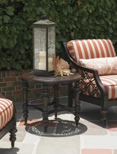 Tommy Bahama Outdoor by Lexington Royal Kahala Black Sands Round End Table