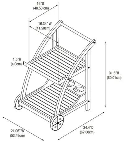 Linon Catalan Trolley