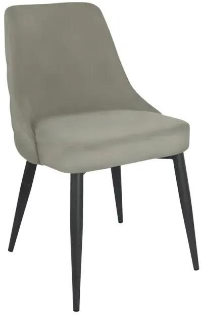 Coaster Cosmo Upholstered Dining Side Chair Light Grey