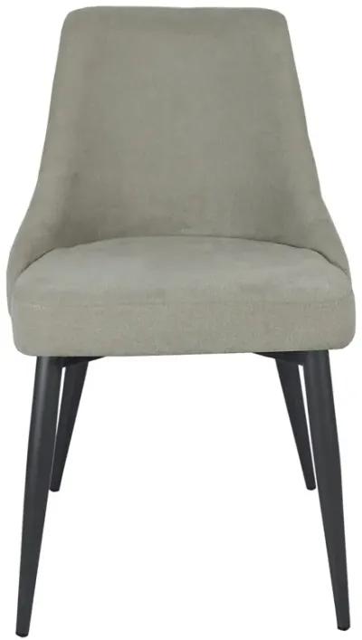 Coaster Cosmo Upholstered Dining Side Chair Light Grey