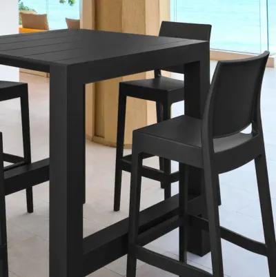 Compamia 5-Piece Vegas Maya Bar Set with Extendable in Black