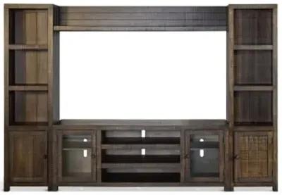 Sunny Designs Homestead Tobacco Leaf Entertainment Wall