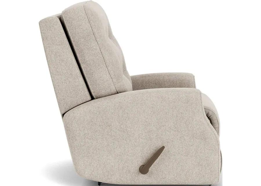 DEVON WHITE SHELL ROCKING MANUAL RECLINER