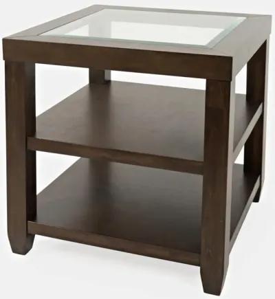 URBAN ICON END TABLE MERLOT