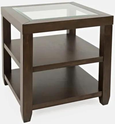 URBAN ICON END TABLE MERLOT