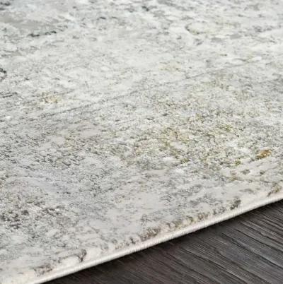 Uttermost Poneto Charcoal/Gray/Saffron/White 5 X 8 Area Rug