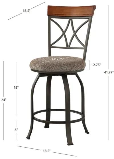 Powell Hamilton Swivel Counter Stool