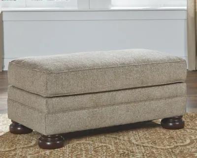 Ashley Kananwood Oatmeal Ottoman