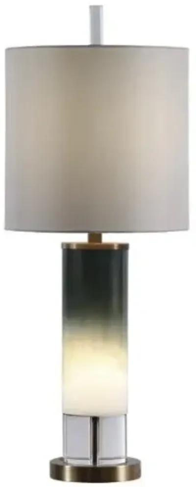 Crestview Wyatt Brown Glaze Table Lamp