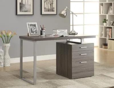 BRENNAN OFFICE DESK WEATHERED GREY