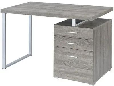 BRENNAN OFFICE DESK WEATHERED GREY