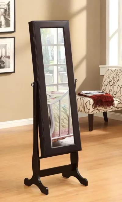 JEWELRY CHEVAL MIRROR CAPPUCCINO