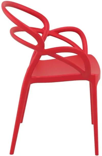 Compamia Mila Dining Arm Chair Red