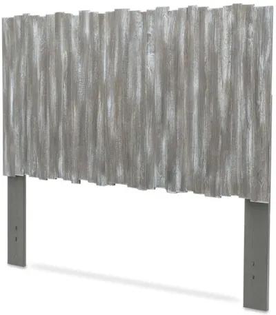 Seawinds Picket Fence Grey Finish Queen Headboard