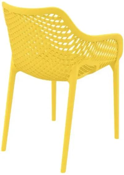 Air XL Outdoor Dining Arm Chair Yellow