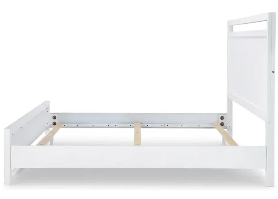 COMPLETE PANEL BED QUEEN WHITE FINISH - SUMMERLAND WHITE