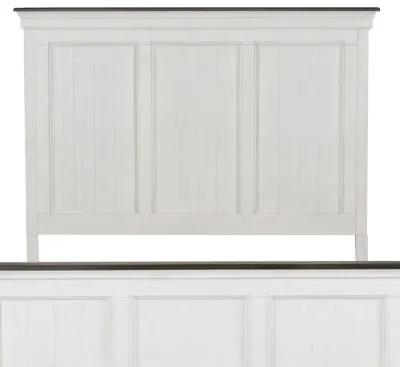 Liberty Furniture Allyson Park Wire Brushed White Queen Panel Headboard