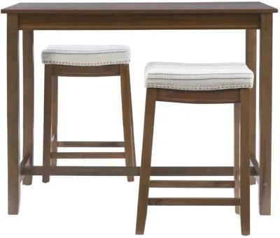 Claridge 3-Piece Counter Set - Rustic Stripe