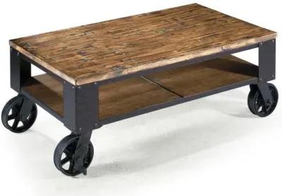 Magnussen Wood Rectangular Starter Cocktail Table Pinebrook