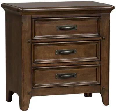 Liberty Furniture Complete Queen Bedroom Set Panel Bed, Dresser, Mirror & Nightstand Saddlebrook