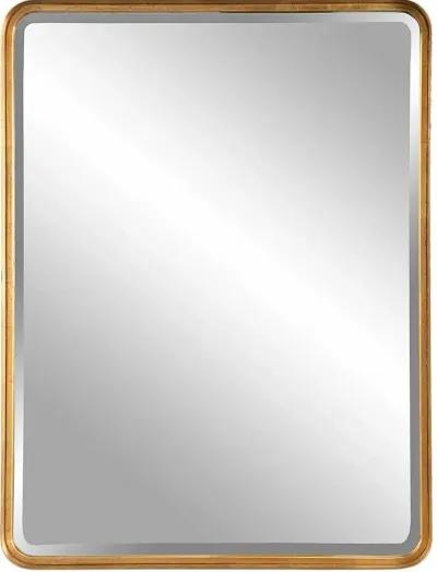 Uttermost Crofton Antiqued Gold Leaf Large Mirror