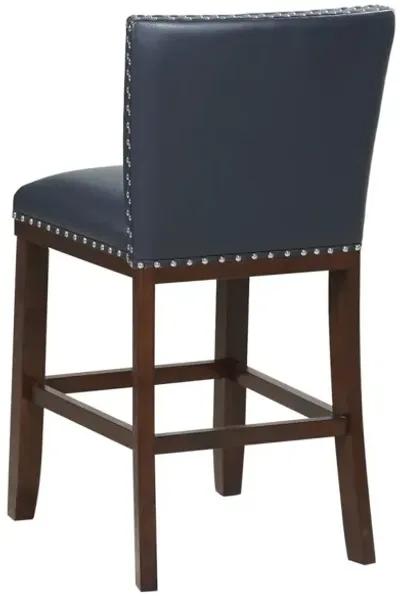 Steve Silver Tiffany Navy Kd Counter Chair