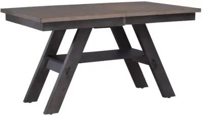 Liberty Furniture Lawson 5-Piece Slate/Weathered Gray Gathering Casual Dining Table Set