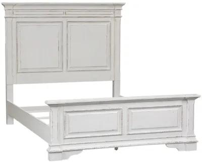 Liberty Furniture Abbey Park Antique White Queen Panel Bed