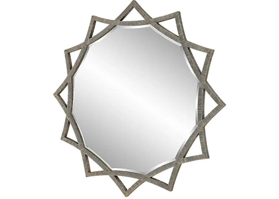 ABANU ANTIQUE GOLD STAR MIRROR