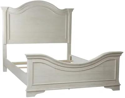 Liberty Furniture Bayside Antique White California King Panel Bed