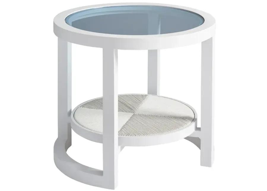 OCEAN BREEZE PROMENADE ROUND END TABLE