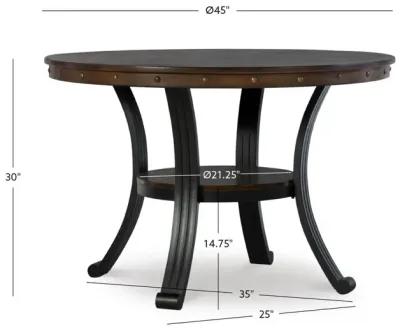 Powell Franklin Brown Dining Table