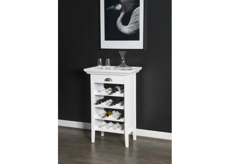 TAVOR WINE CABINET - WHITE