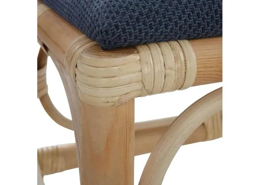 LAGUNA NATURAL/NAVY SMALL BENCH