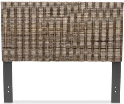 Seawinds Kauai with Grey Kubu Weave Queen Headboard